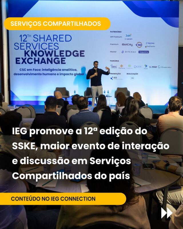 Novo conteúdo no blog IEG Connection | No blog do IEG, você confere tudo o que rolou no 12th SSKE, evento do IEG que aconteceu no dia 7 de maio, em São Paulo.

Discussões, insights, cases inspiradores e tendências que estão transformando o mercado de CSCs. 

👉 Confira no link www.ieg.com.br/blog (link na bio) e fique por dentro do que está moldando o futuro dos Serviços Compartilhados no país!

#IEG #12thSSKE #ServiçosCompartilhados #EventosCorporativos #EventosCSC Inovação #Gestão #TransformaçãoDigital