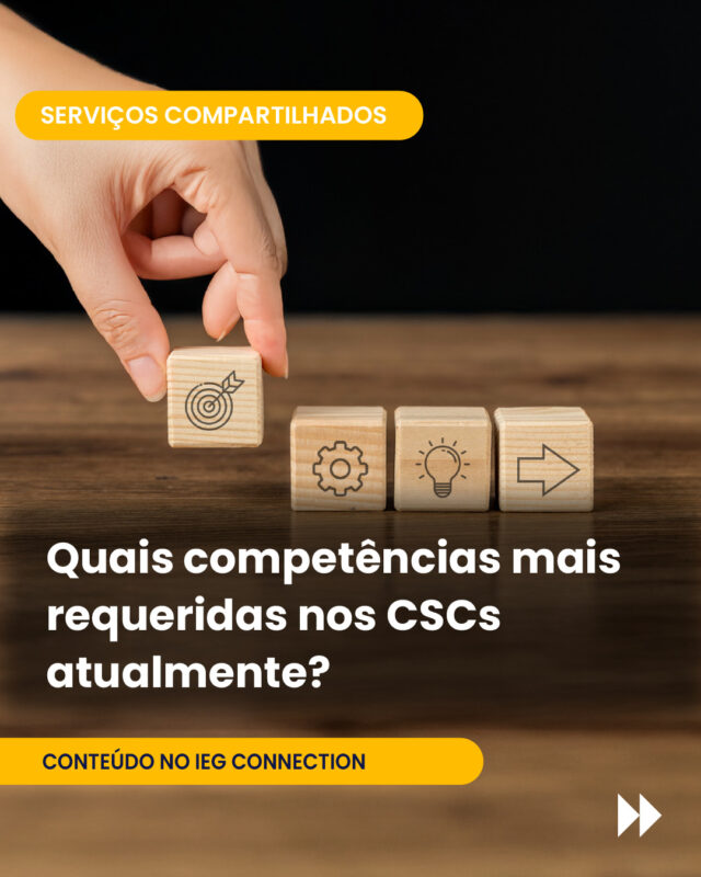 Novo conteúdo no blog IEG Connection | Confira as competências que estão sendo mais valorizadas nos Centros de Serviços Compartilhados.

Veja no conteúdo completo em: www.ieg.com.br/blog (link na bio) e fique por dentro das tendências.

#IEG #ServiçosCompartilhados #CSC #DesenvolvimentoProfissional #TendênciasCSC #IEGConnection